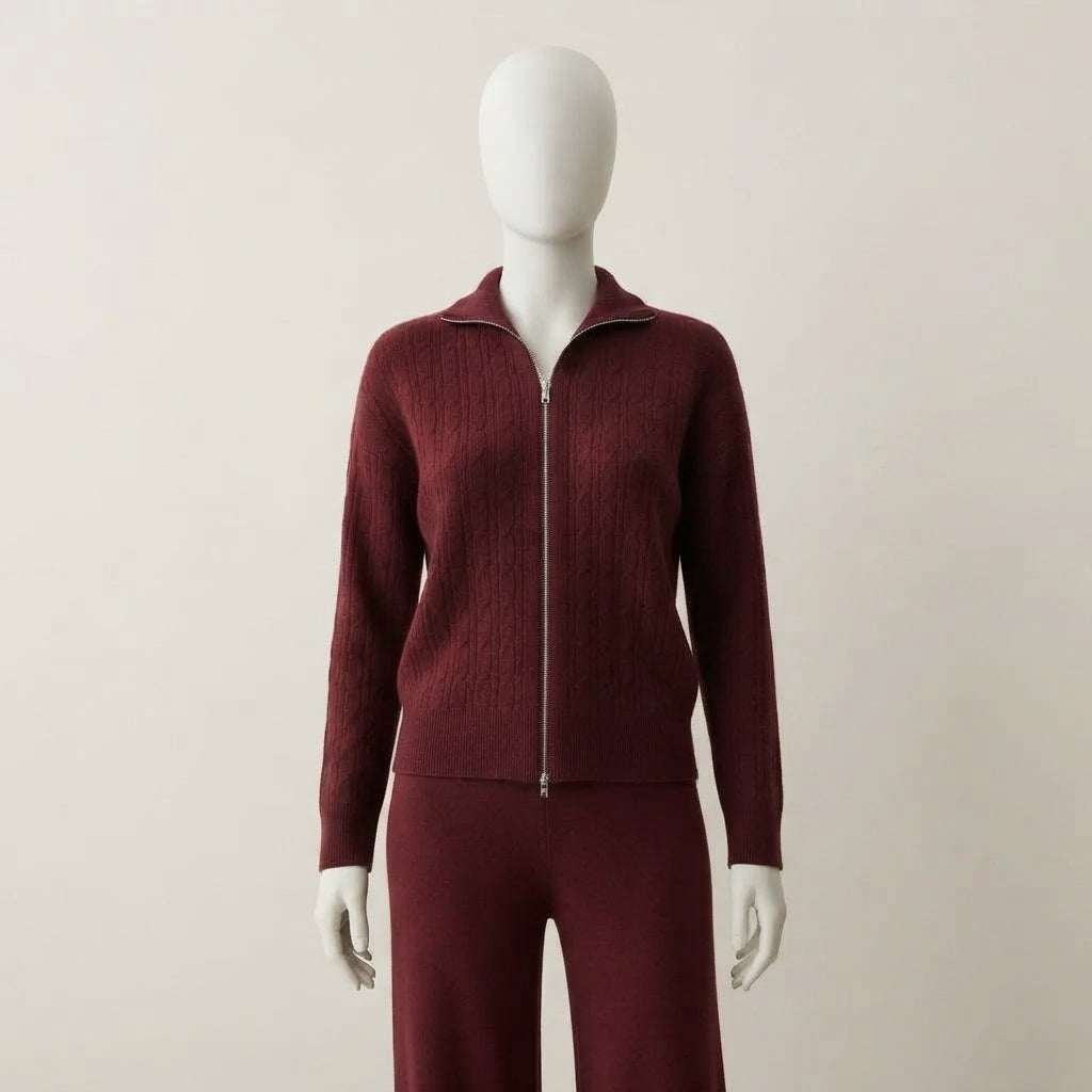 Ethereal Knit Zip Set (VG-1982)