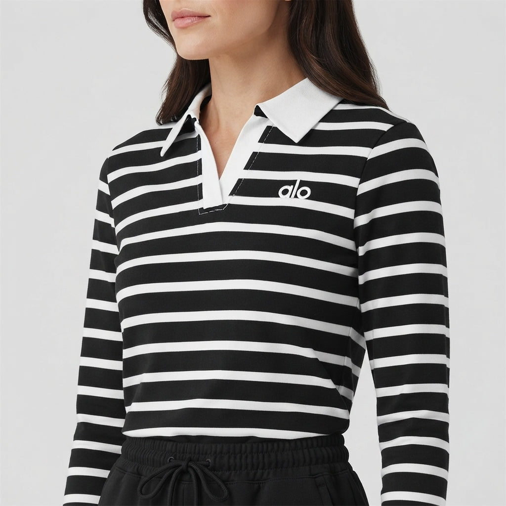 Monochrome Stripe Polo (1527)