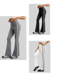 Bell Bottom Sports Trouser ( Side White Double Strip )