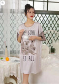 Puppy Print Long Nightshirt