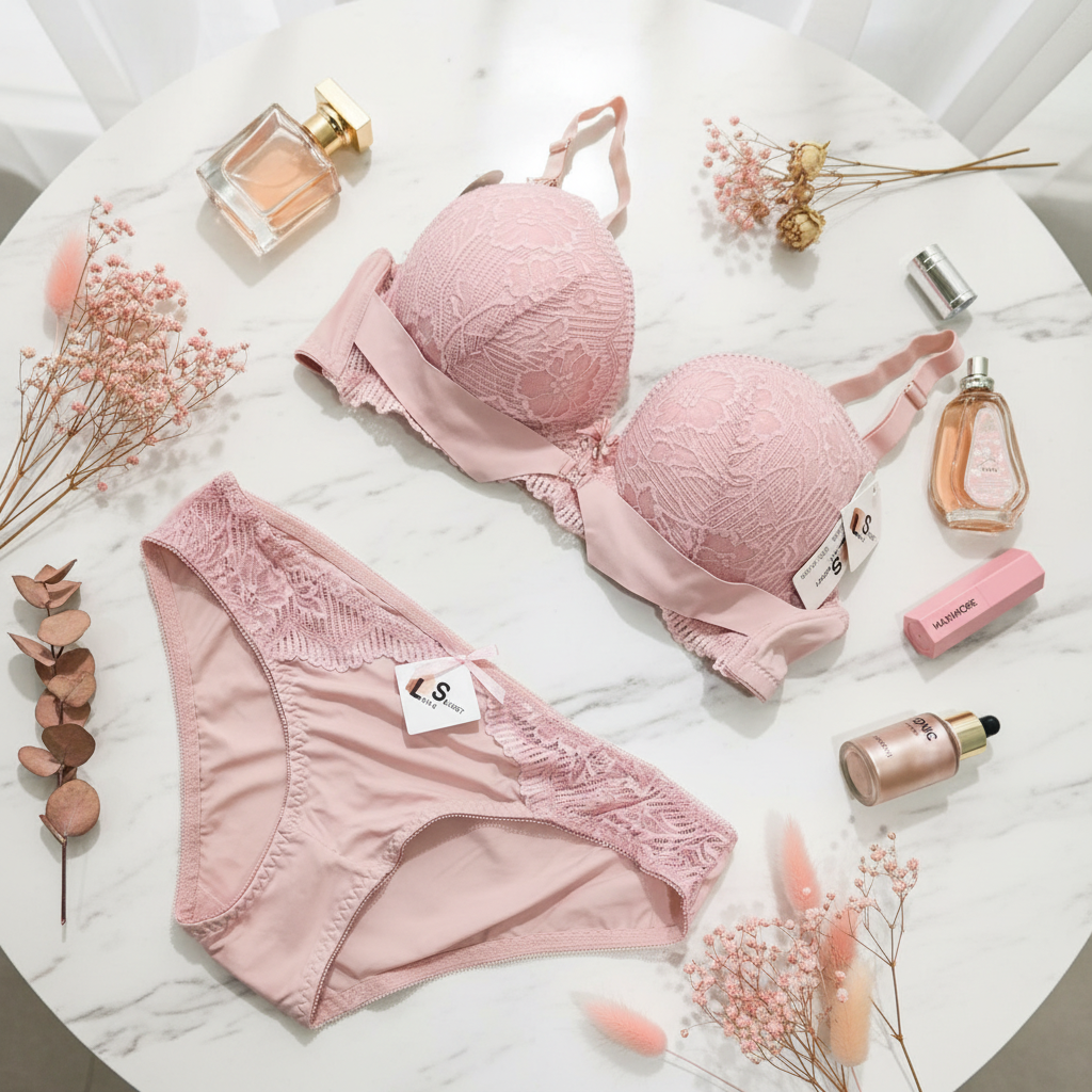 Pink Reverie Set Bra (DXB1319)