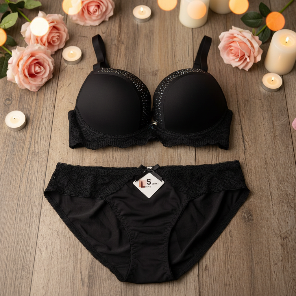 Raven Lace Set Bra (DXB1308)