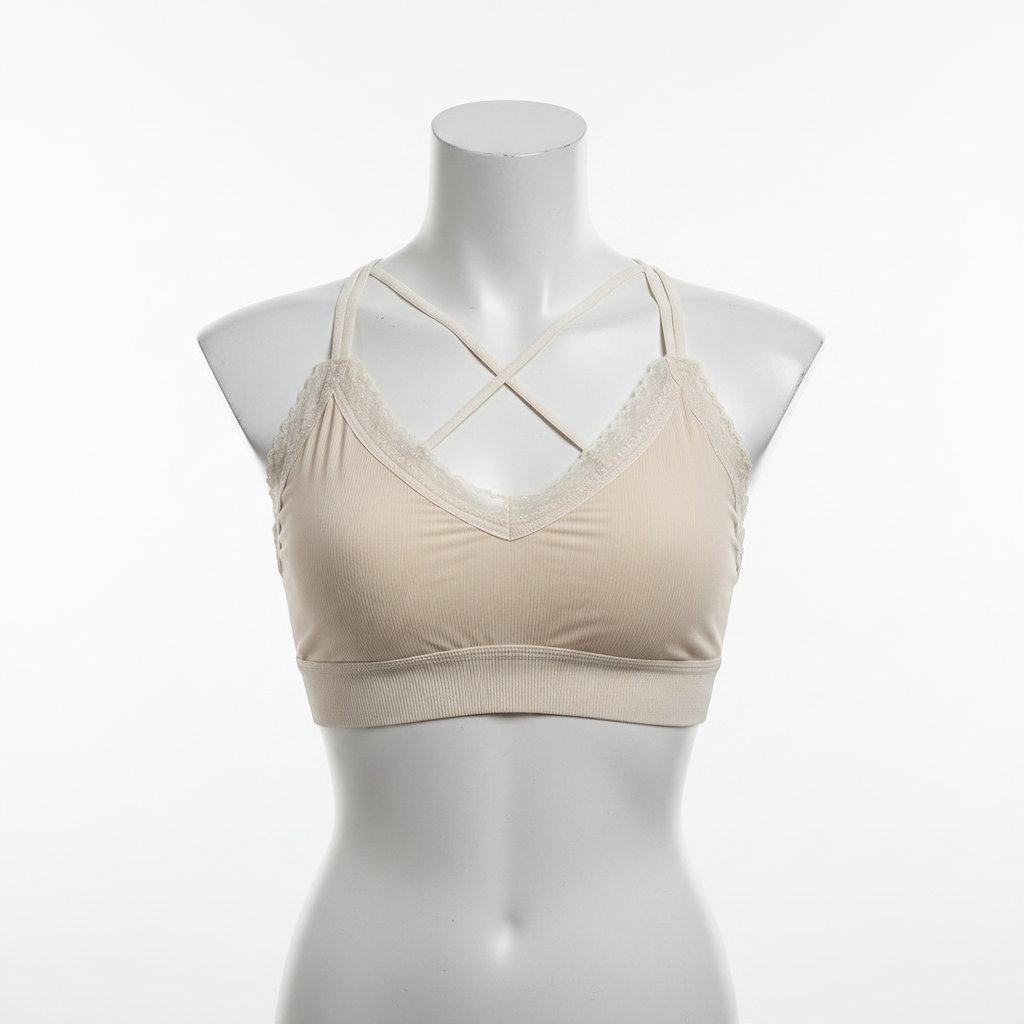 Whisper Lace Strappy Bra