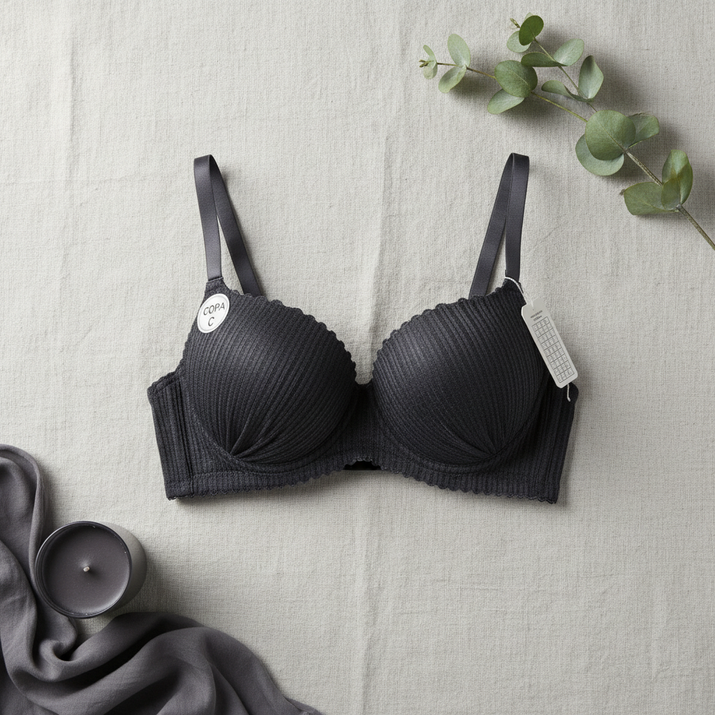 Lace Scallop Pleated Contour Bra (2704)