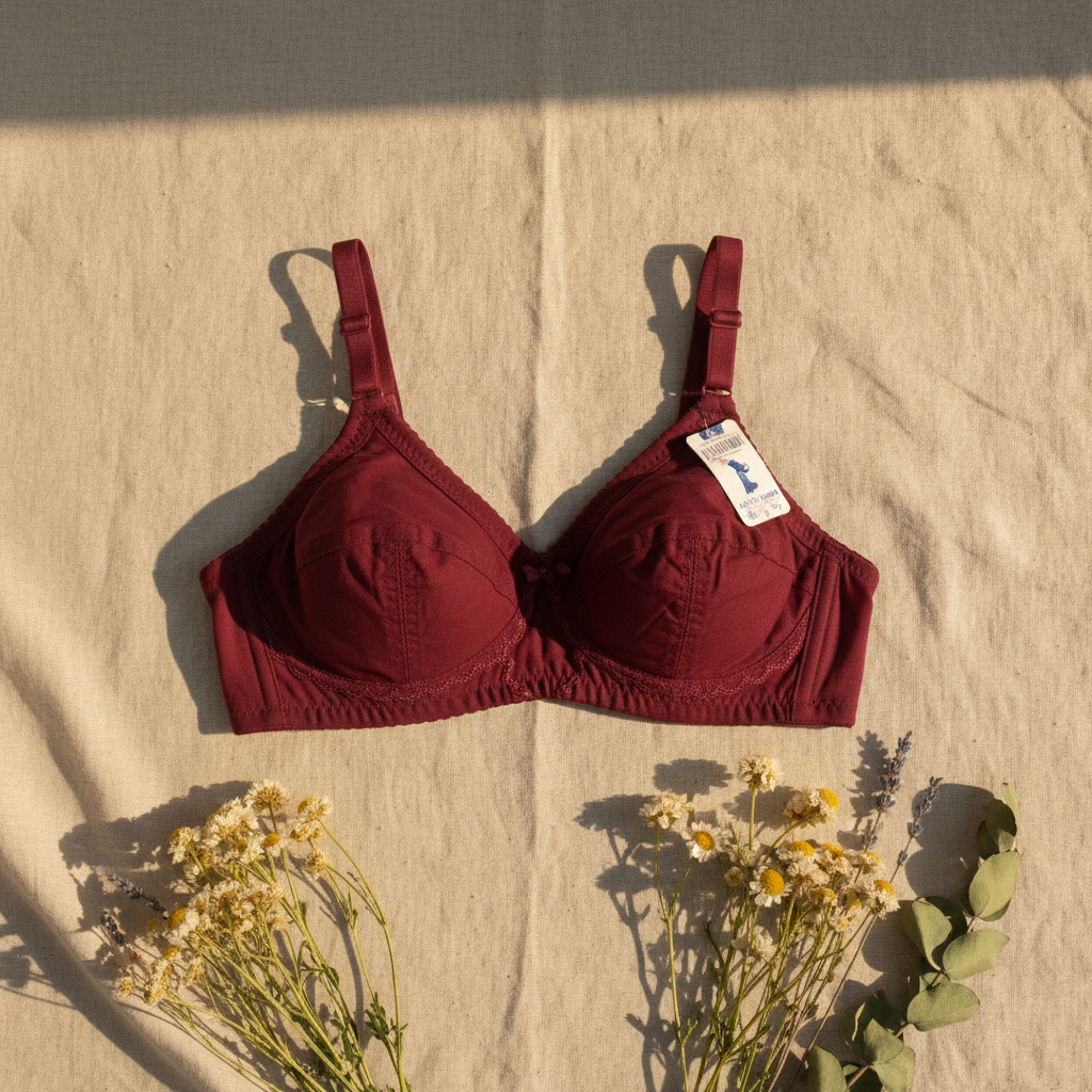 Lace-Trim Support Bra (ART2207)