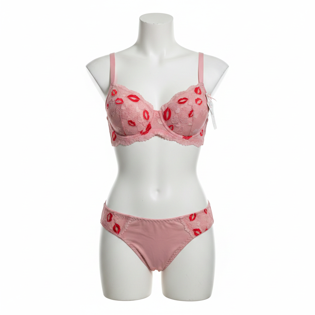 Pink Desire Set Bra (DXB1403)