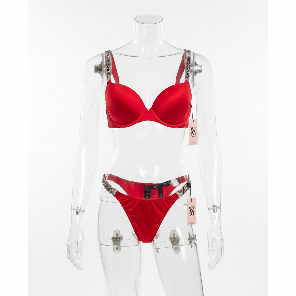 Velvet Red Grace Set Bra (5014)