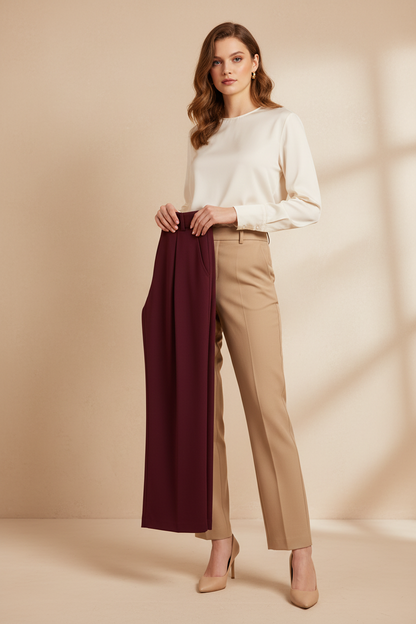 Ladies Corner Signature Palazzo Pants (547)