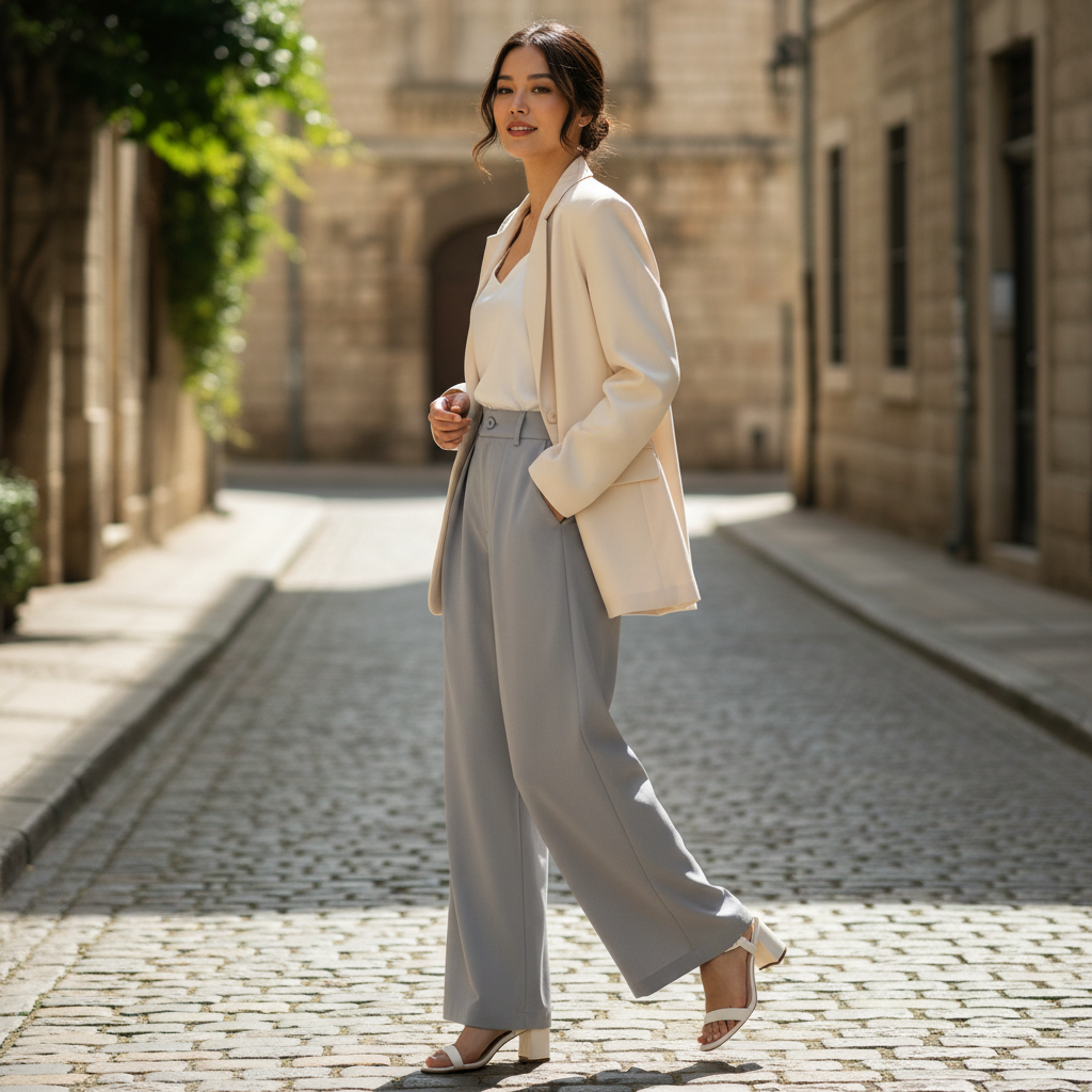 Ladies Corner Signature Palazzo Pants (547)